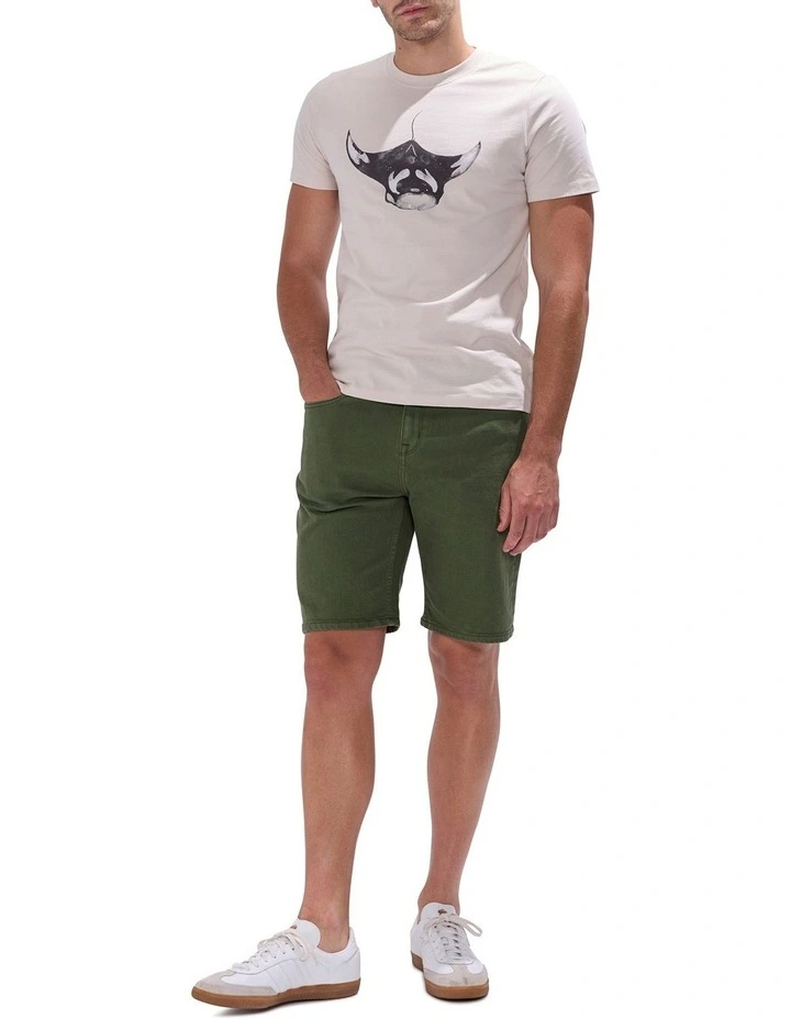 Manta-Slay Tee in Pumice Grey image 2