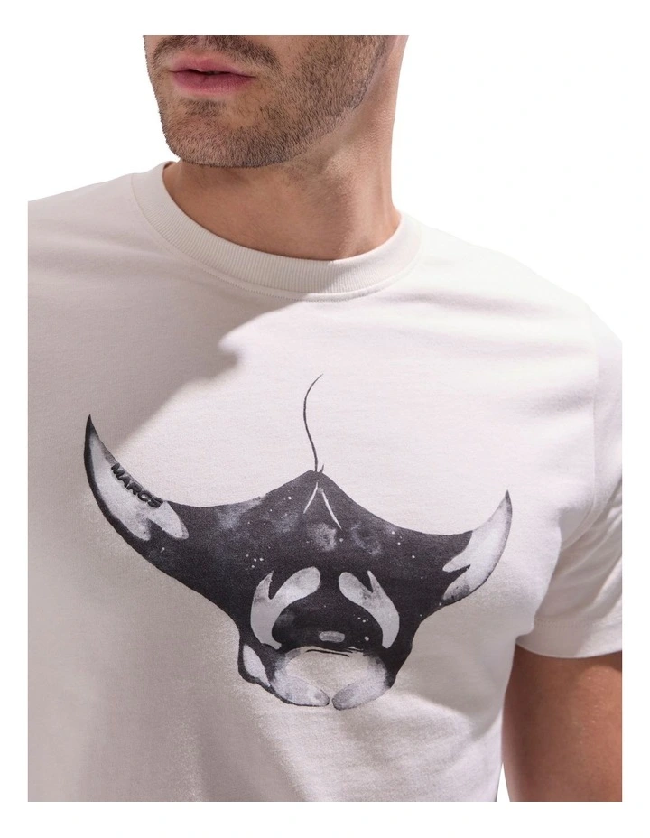 Manta-Slay Tee in Pumice Grey image 3