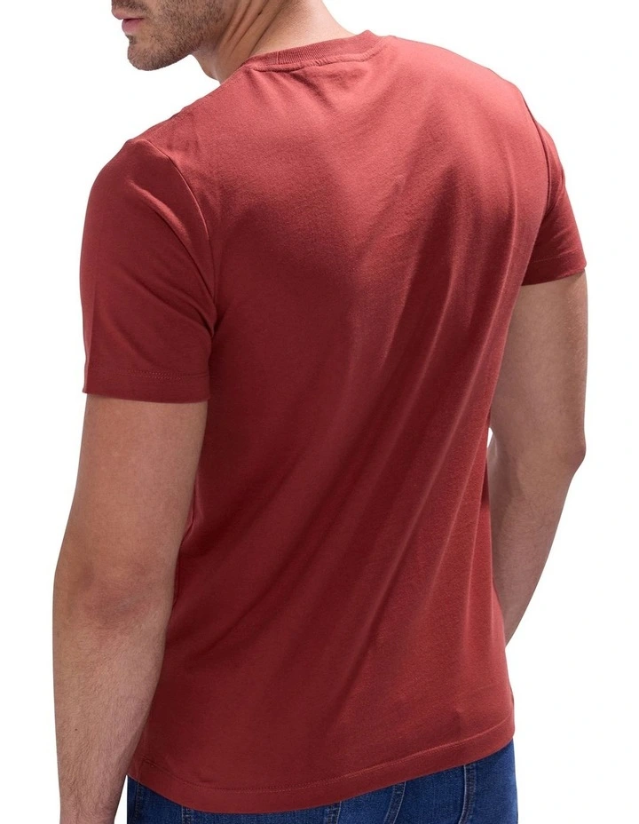 Sucker For You Tee in Spice Red image 4