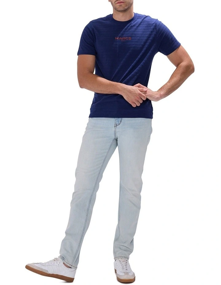 Logo Tee in Navy image 2