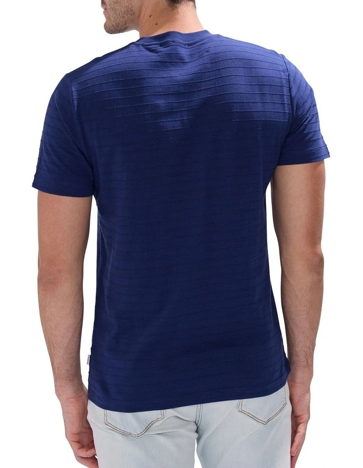 Logo Tee in Navy image 4