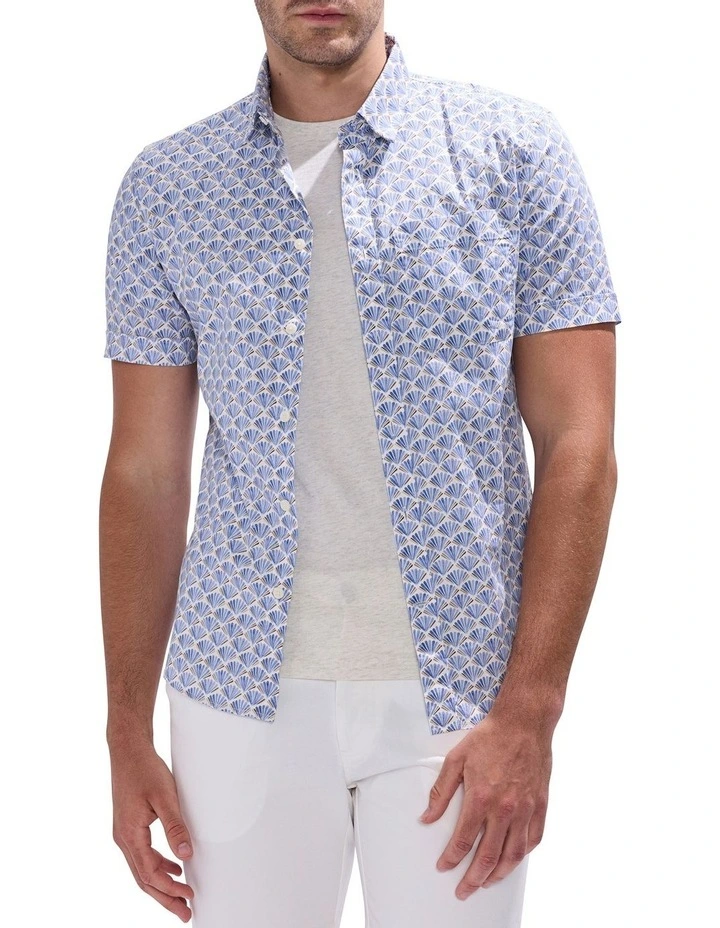 By The Sea Shirt in Blue Multi image 1