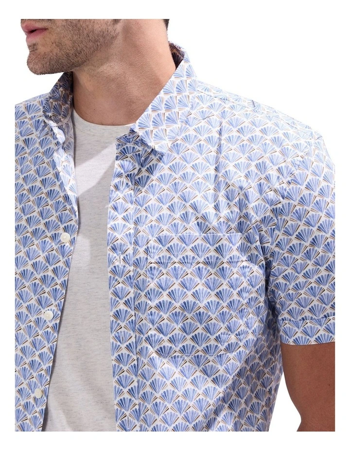 By The Sea Shirt in Blue Multi image 3