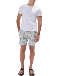 Island Of Dreams Swim Shorts in Blue Multi