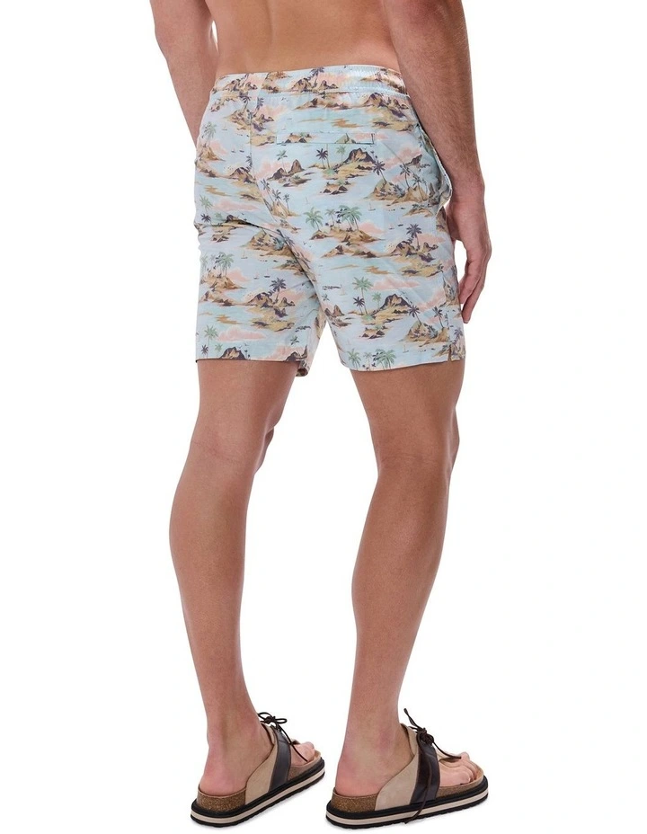 Island Of Dreams Swim Shorts in Blue Multi image 4