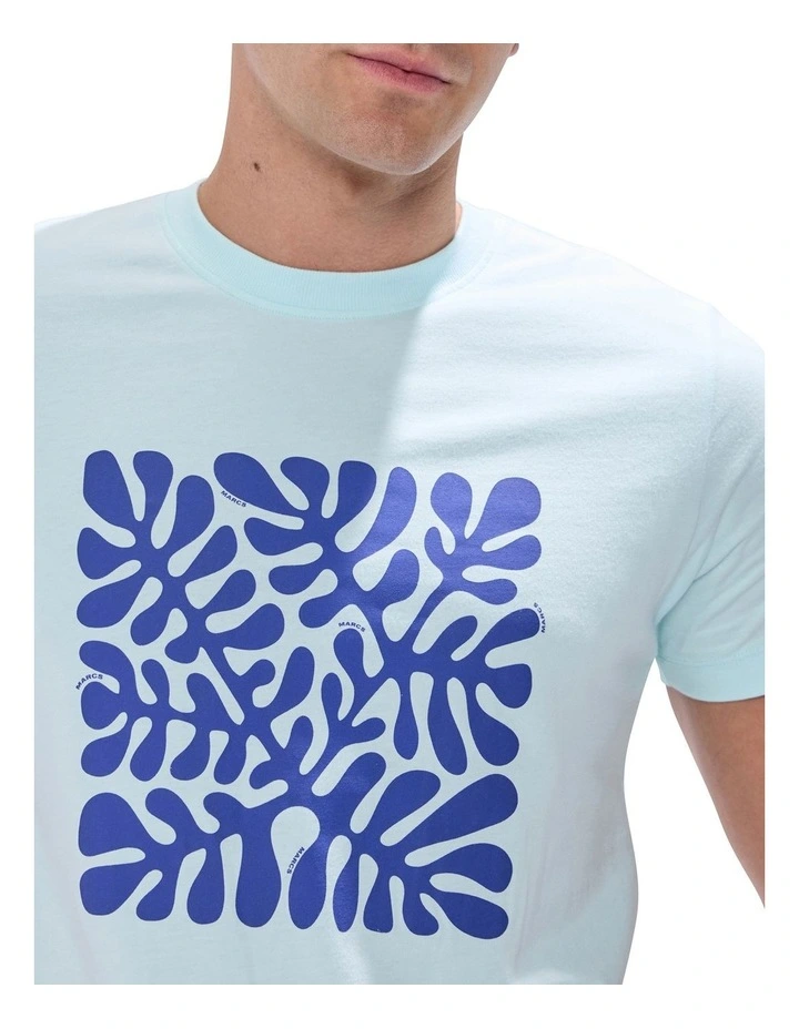 Can't Kelp Myself Tee in Light Cyan Blue image 3