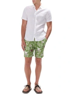 High Hopes Linen Short in Green