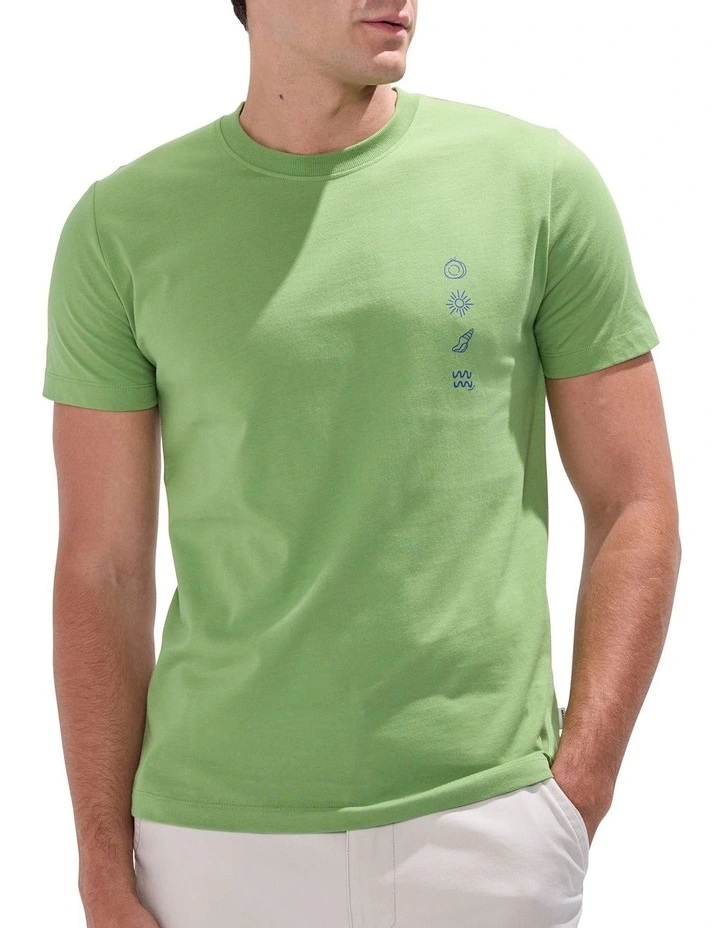 In The Sun Tee T-shirt in Green image 1