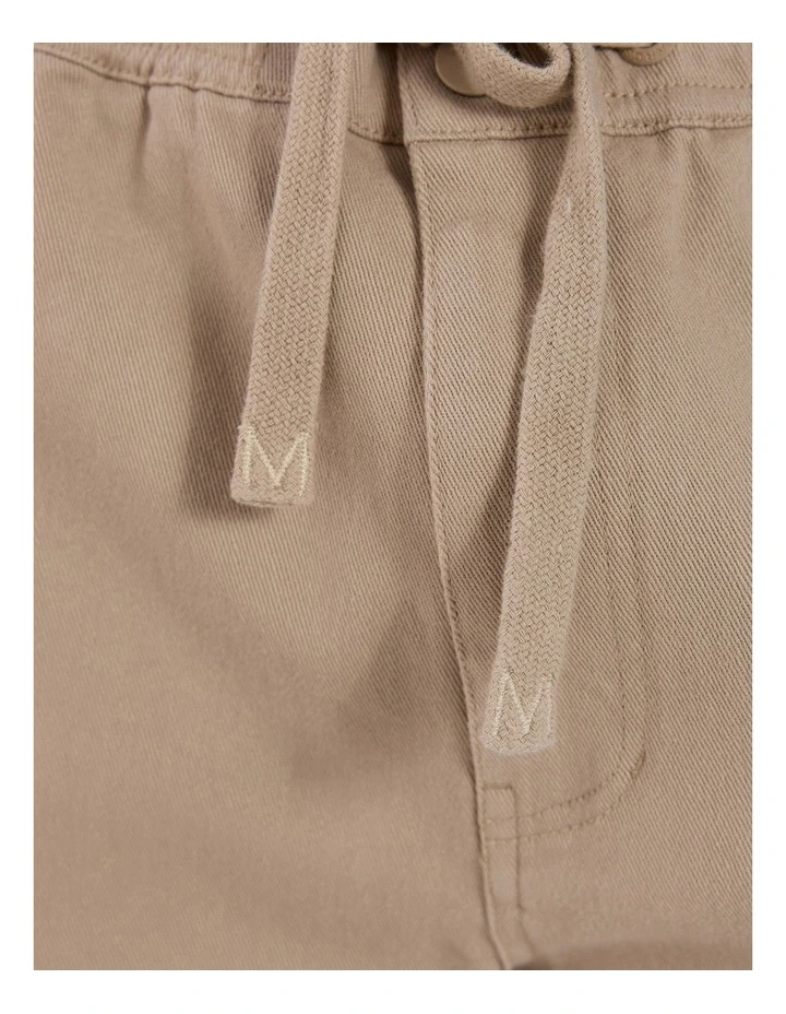 Dave Slim Fit Pant in Ecru image 3