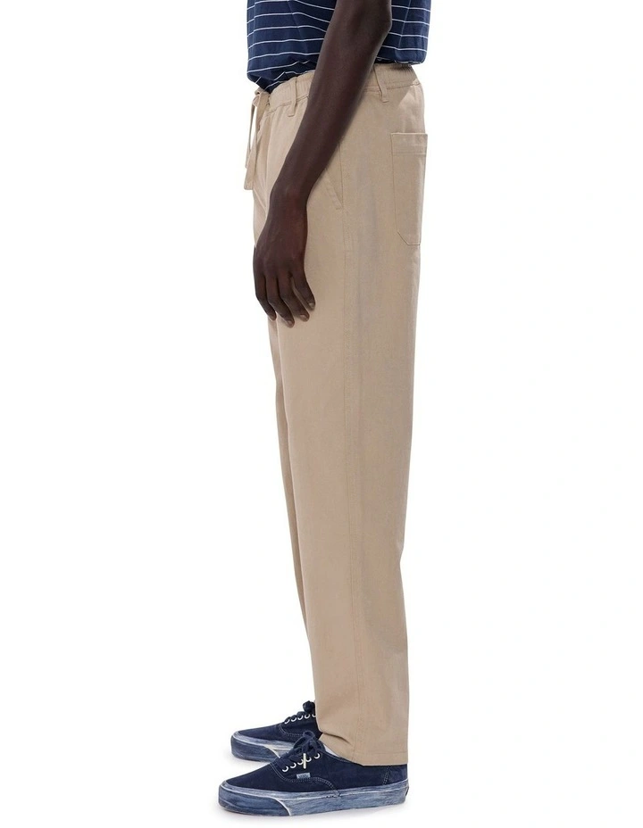 Dave Slim Fit Pant in Ecru image 4