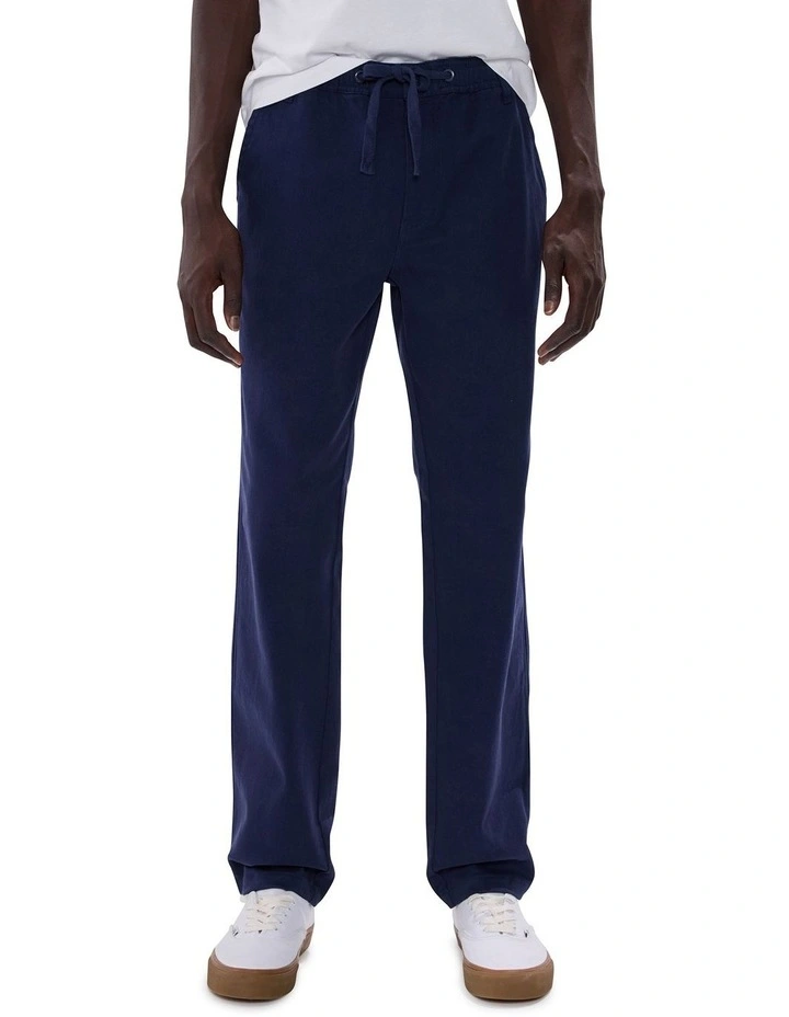 Dave Slim Fit Pant in Navy image 2