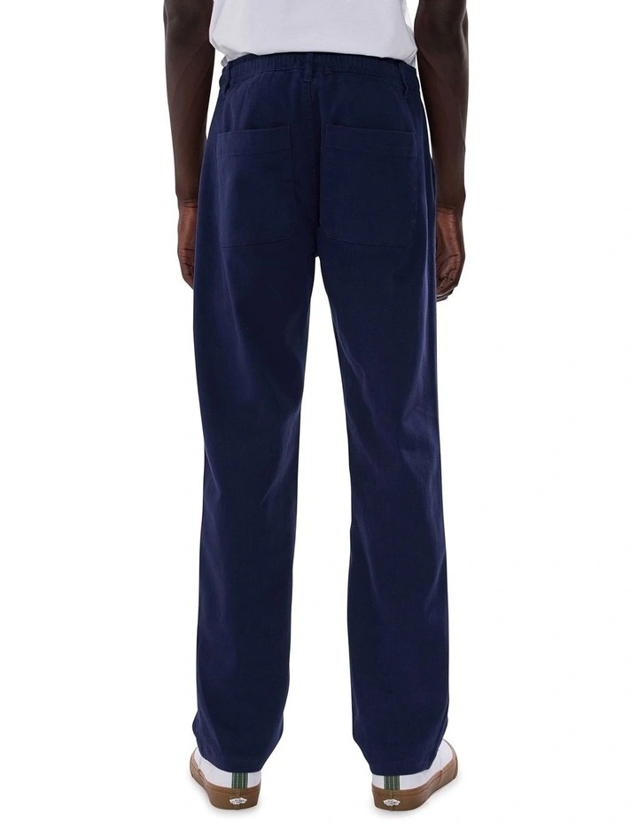 Dave Slim Fit Pant in Navy image 4