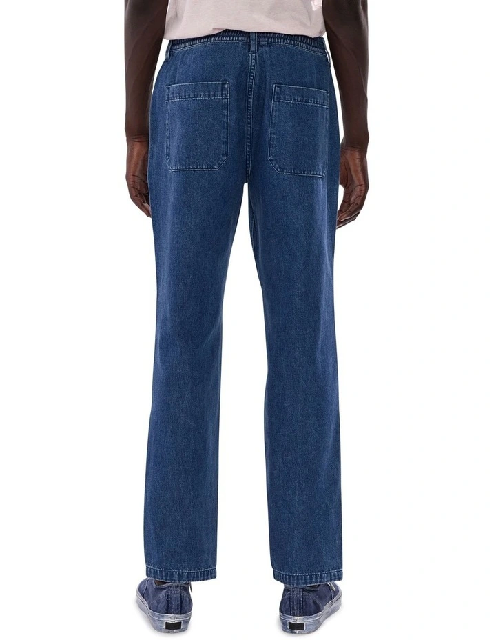 Zach Slim Fit Pant in Rinse Wash image 5