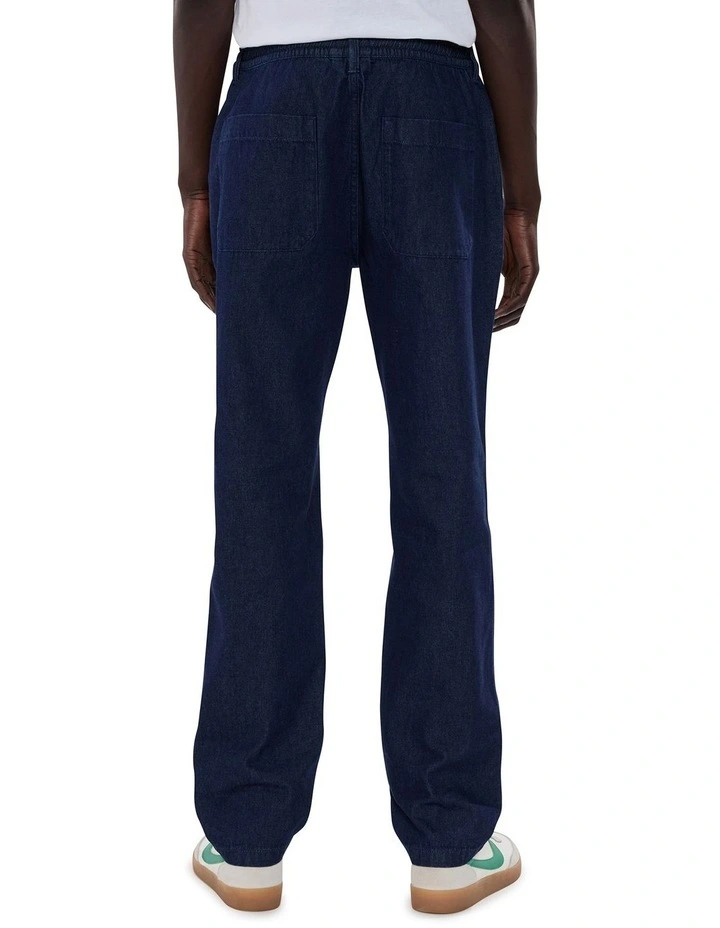 Zach Slim Fit Pant in Mid Wash image 5