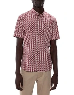 Last Call Shirt in Crimson Red