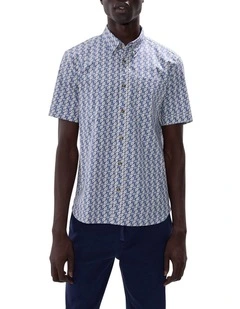 Last Call Shirt in Mid Blue