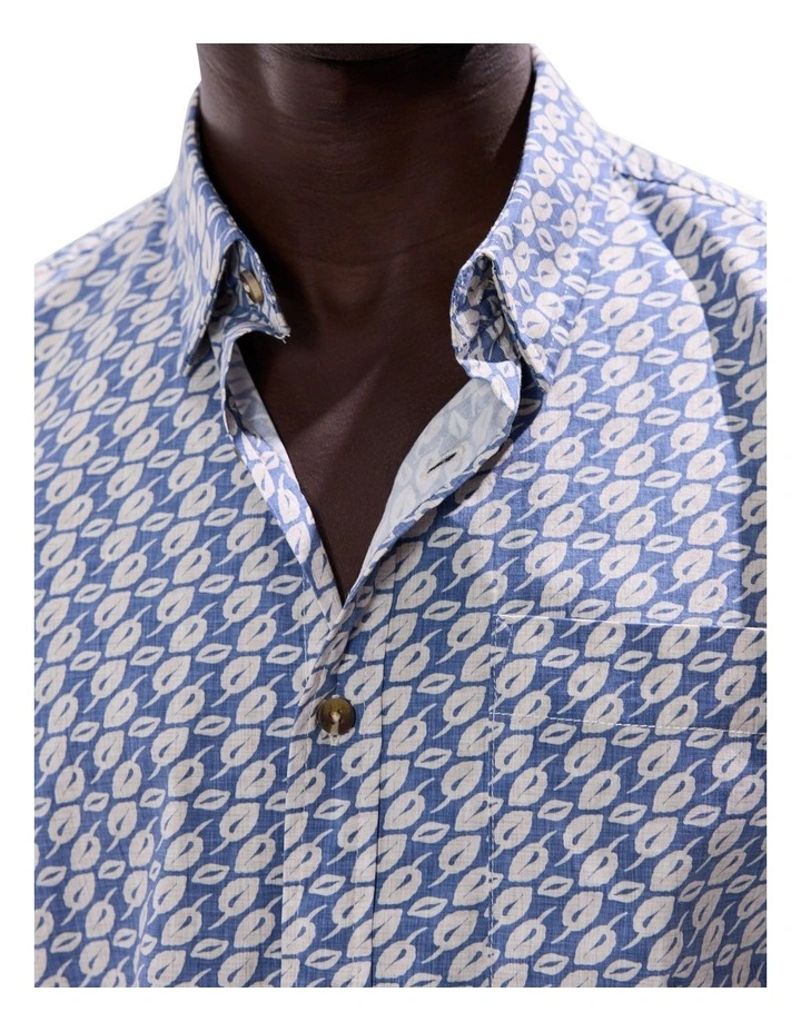 Last Call Shirt in Mid Blue image 3