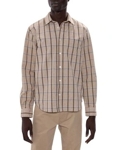 Billie Check Shirt in Natural Check