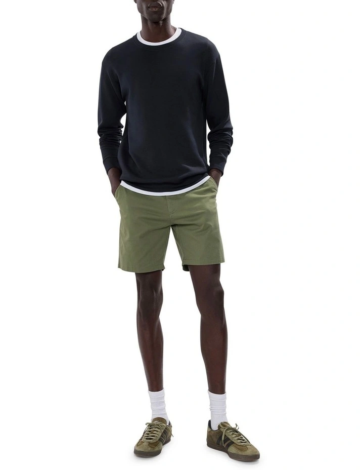 Neo Crew Neck Sweater in Black image 2