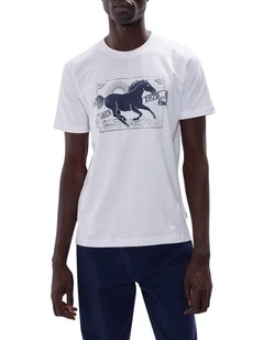 Mane Attraction Tee in White