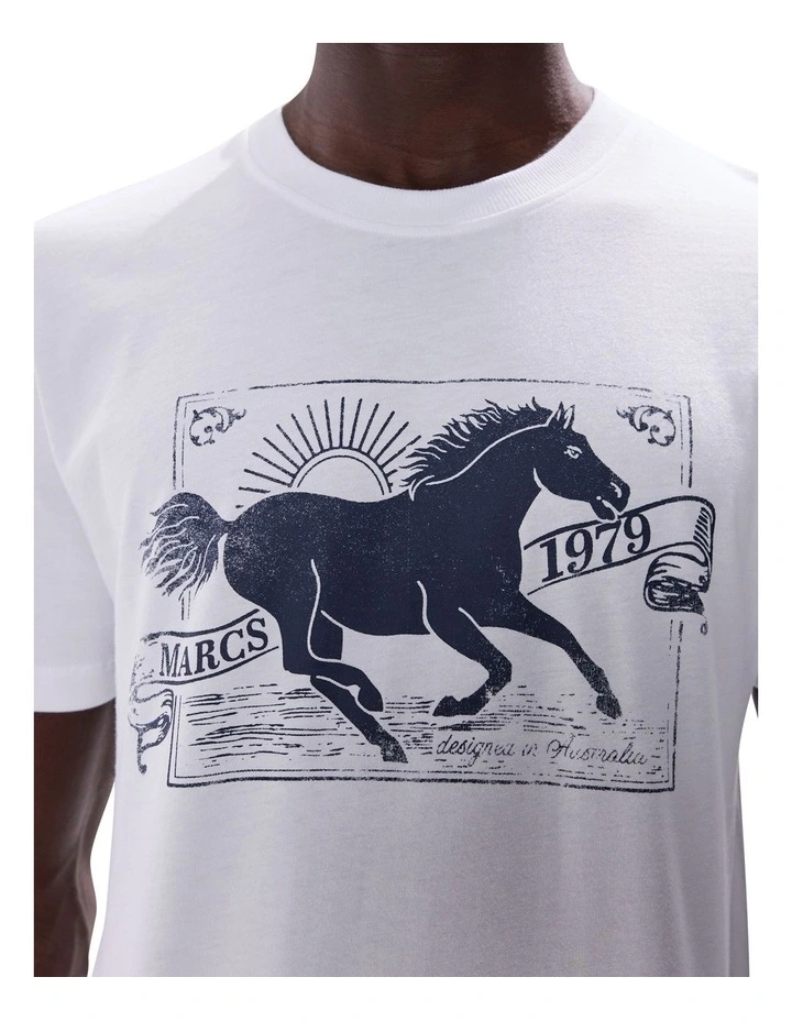 Mane Attraction Tee in White image 3
