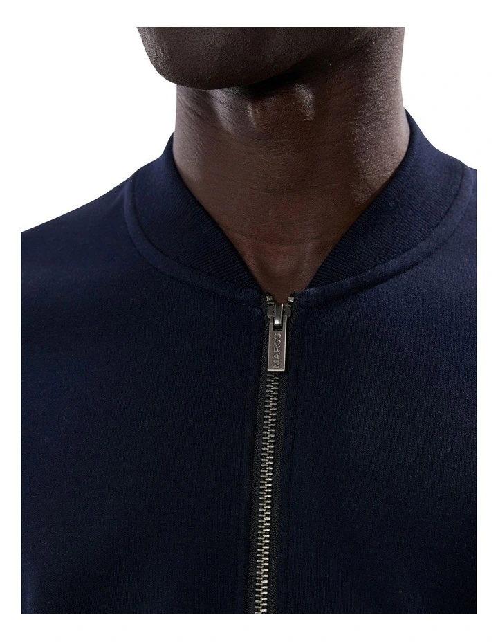 Neo Zip Front Bomber in Navy image 3