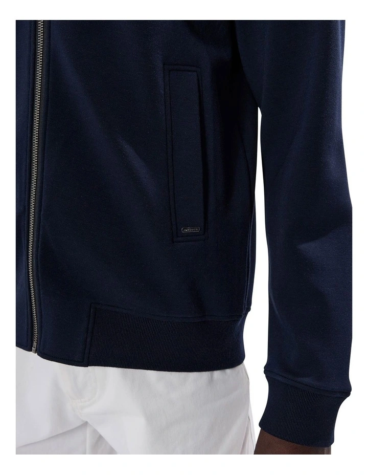 Neo Zip Front Bomber in Navy image 4