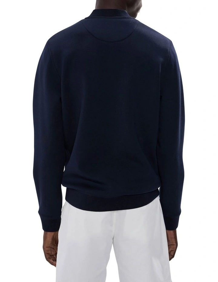 Neo Zip Front Bomber in Navy image 5