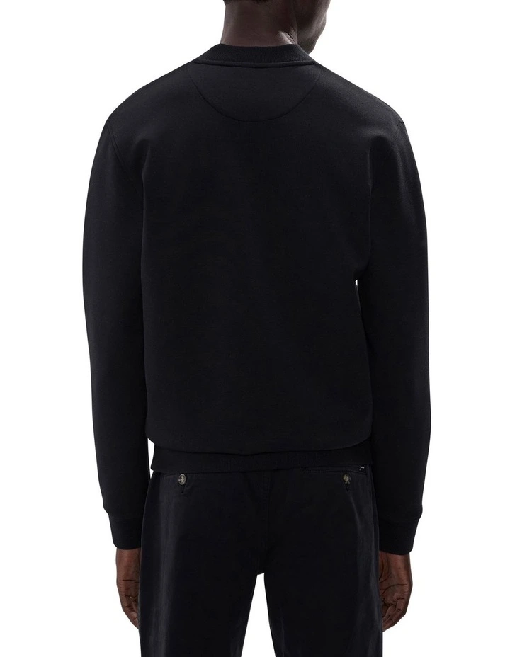 Neo Zip Front Bomber in Black image 5