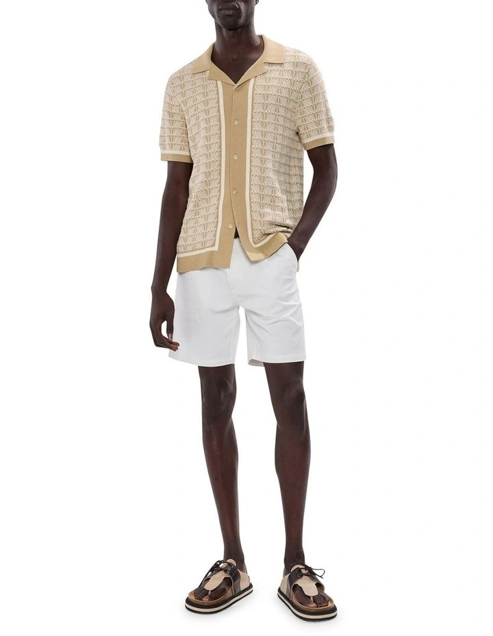 Sheppard Knit Shirt in Ivory Multi image 2