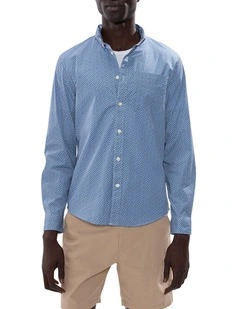 Heart Of A Daisy Shirt in Mid Blue