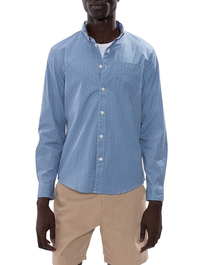 Heart Of A Daisy Shirt in Mid Blue image 1