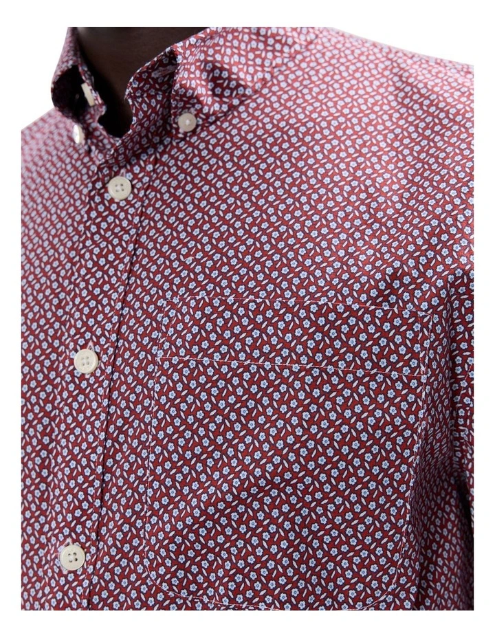 Heart Of A Daisy Shirt in Crimson Red image 3