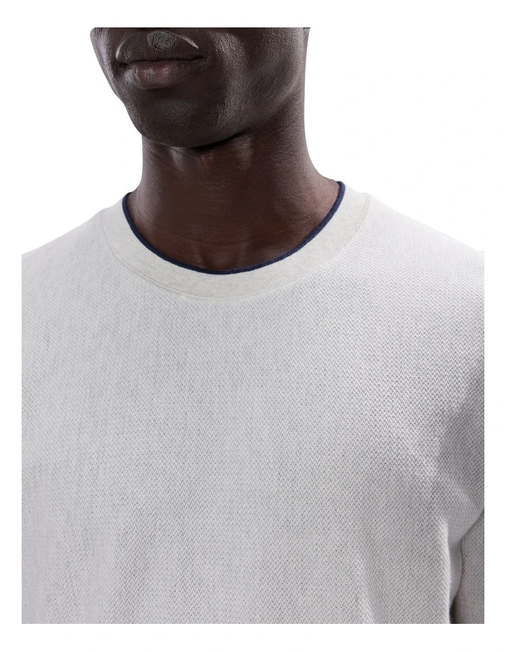 Mansfield Tee in Oatmeal image 3