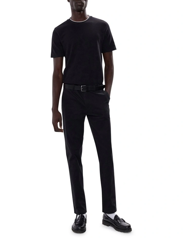 Mansfield Tee in Black image 2