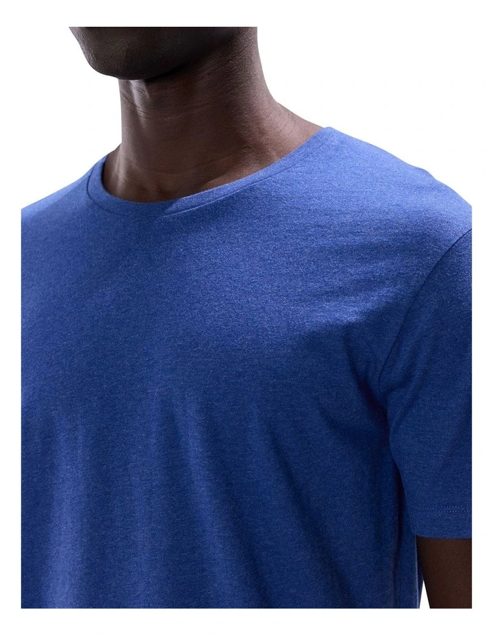 Brando Crew Neck in Navy Marle image 3