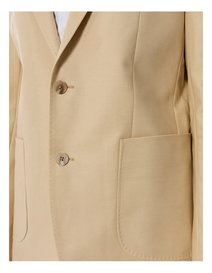 Evan Cotton Twill Blazer in Boulder image 3