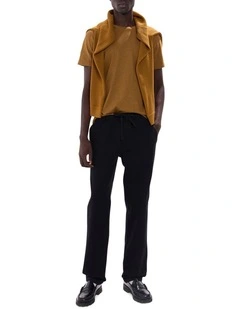 Dave Slim Fit Pant in Black