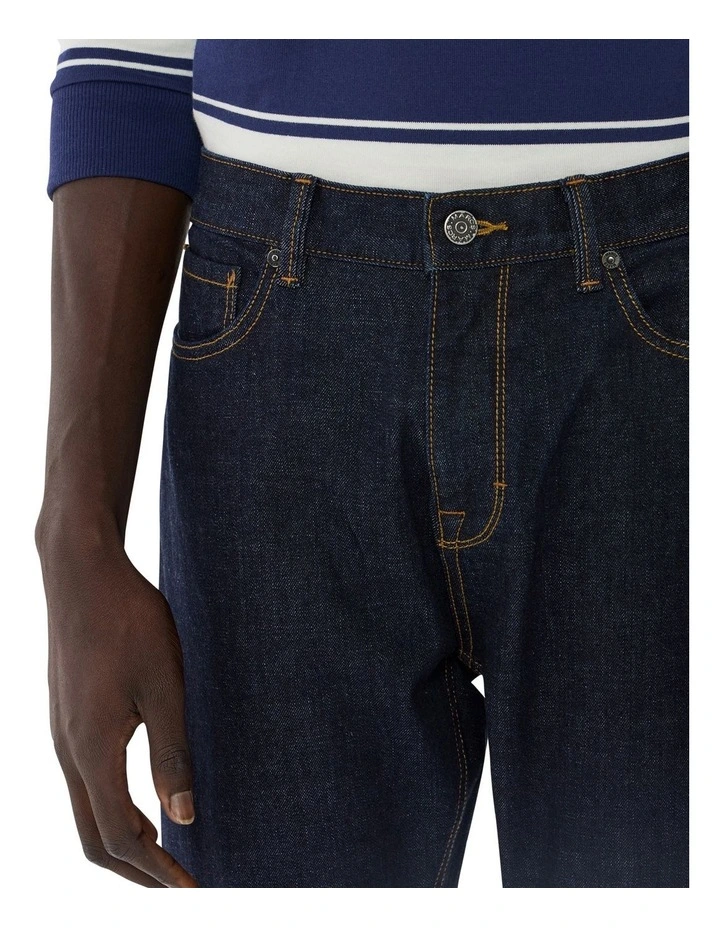 Hugo Relaxed Fit Jean in Indigo image 3
