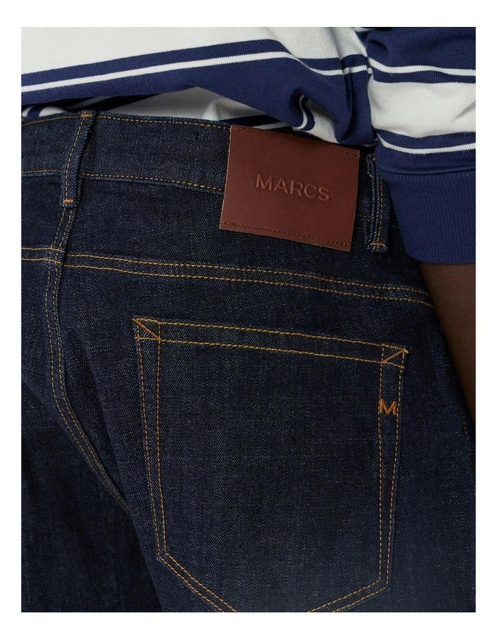Hugo Relaxed Fit Jean in Indigo image 4