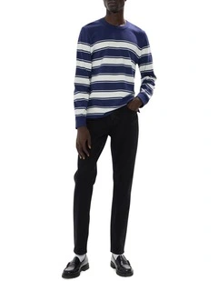 Jordan Slim Leg Jean in Black