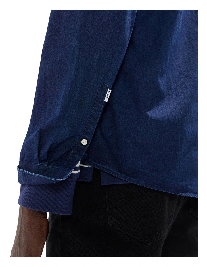 Jeffrey Denim Shirt in Indigo image 3
