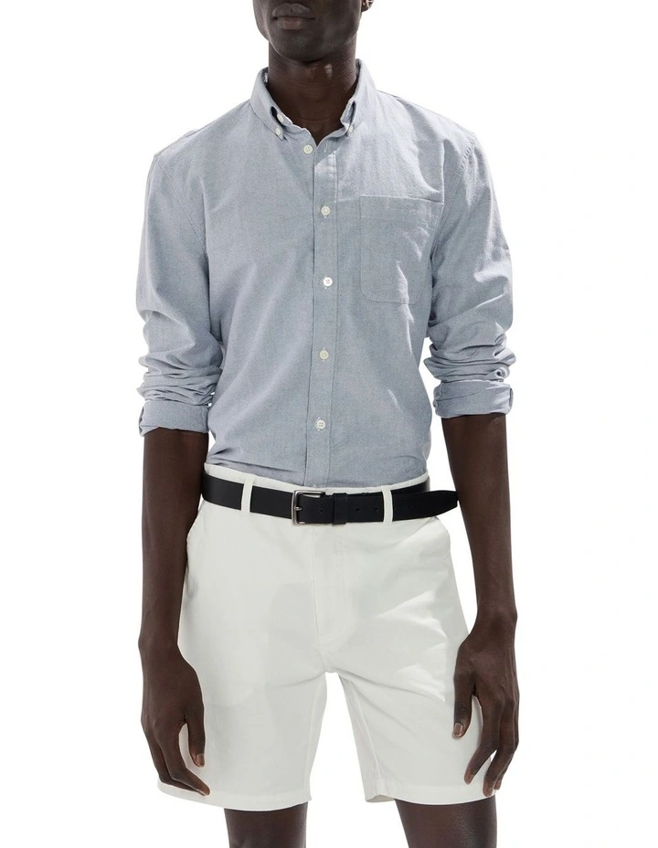 Julian Oxford Shirt in Navy image 1