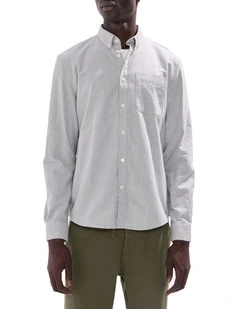 Julian Oxford Shirt in Agave Green