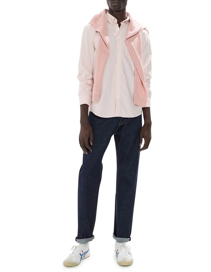 Julian Oxford Shirt in Stucco Pink image 2