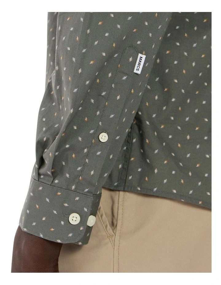 Leafin' On A Prayer Shirt in Agave Green image 3