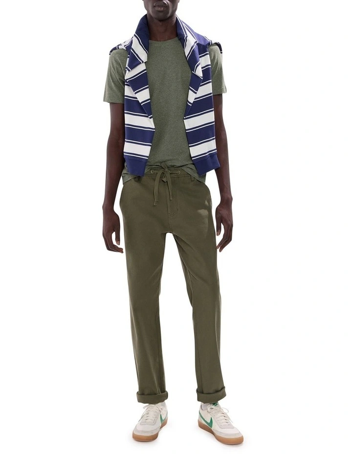 Marle Brando Crew Neck in Forest Marle image 2