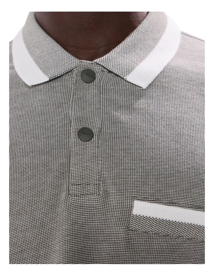 Christian Mercerised Polo in Agave Green image 3