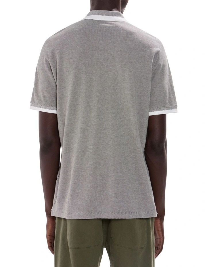 Christian Mercerised Polo in Agave Green image 4