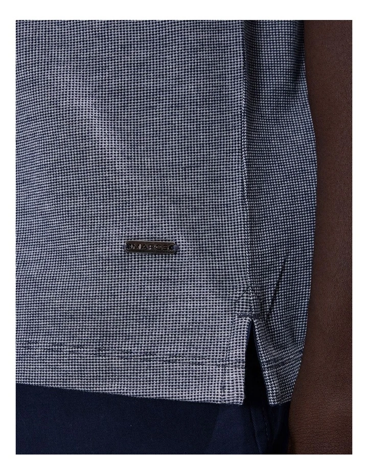 Christian Mercerised Polo in Navy image 4